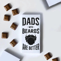 Šokoladas "Tėčiai su barzda yra geriausi" TeeInBlue Šokoladas