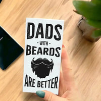 Šokoladas "Tėčiai su barzda yra geriausi" TeeInBlue Šokoladas