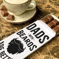 Šokoladas "Tėčiai su barzda yra geriausi" TeeInBlue Šokoladas