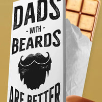 Šokoladas "Tėčiai su barzda yra geriausi" TeeInBlue Šokoladas