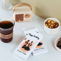 Personalizuotas "Gimtadienio mergina" šokoladas TeeInBlue Šokoladas