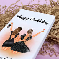 Personalizuotas "Gimtadienio mergina" šokoladas TeeInBlue Šokoladas