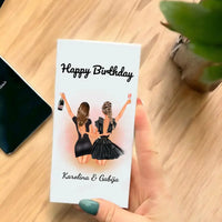 Personalizuotas "Gimtadienio mergina" šokoladas TeeInBlue Šokoladas