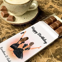 Personalizuotas "Gimtadienio mergina" šokoladas TeeInBlue Šokoladas