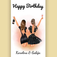 Personalizuotas "Gimtadienio mergina" šokoladas TeeInBlue Šokoladas