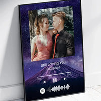 Personalizuotas Spotify muzikos grotuvo plakatas su jūsų nuotrauka, fonu, daina ir spotify kodu  Poster -  dovanokis.lt