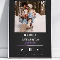 Personalizuotas Spotify muzikos grotuvo plakatas su jūsų nuotrauka, daina ir spotify kodu  Poster -  dovanokis.lt