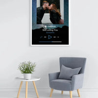 Personalizuotas Spotify muzikos grotuvo plakatas su jūsų nuotrauka, fonu, daina ir spotify kodu  Poster -  dovanokis.lt