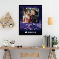 Personalizuotas Spotify muzikos grotuvo plakatas su jūsų nuotrauka, fonu, daina ir spotify kodu  Poster -  dovanokis.lt