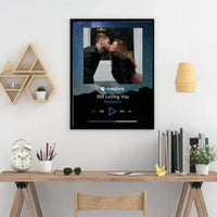 Personalizuotas Spotify muzikos grotuvo plakatas su jūsų nuotrauka, fonu, daina ir spotify kodu  Poster -  dovanokis.lt