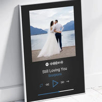 Personalizuotas Spotify muzikos grotuvo plakatas su jūsų nuotrauka, daina ir spotify kodu  Poster -  dovanokis.lt