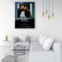 Personalizuotas Spotify muzikos grotuvo plakatas su jūsų nuotrauka, fonu, daina ir spotify kodu  Poster -  dovanokis.lt