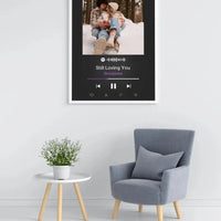 Personalizuotas Spotify muzikos grotuvo plakatas su jūsų nuotrauka, daina ir spotify kodu  Poster -  dovanokis.lt