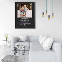 Personalizuotas Spotify muzikos grotuvo plakatas su jūsų nuotrauka, daina ir spotify kodu  Poster -  dovanokis.lt