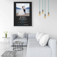 Personalizuotas Spotify muzikos grotuvo plakatas su jūsų nuotrauka, daina ir spotify kodu  Poster -  dovanokis.lt