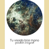 Personalizuotas žvaigždžių žemėlapis, plakatas su rėmeliu, Tu visada būsi mano spindinti žvaigždė  Poster -  dovanokis.lt