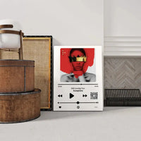 Personalizuotas "Apple Music" kūrinys su jūsų nuotrauka ir daina ant drobės  Drobe -  dovanokis.lt