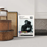 Personalizuotas "Facebook" dizaino kūrinys ant drobės su jūsų nuotrauka ir tekstu  Drobe -  dovanokis.lt