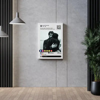 Personalizuotas "Facebook" dizaino kūrinys ant drobės su jūsų nuotrauka ir tekstu  Drobe -  dovanokis.lt