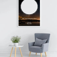 Personalizuotas žvaigždžių žemėlapis, plakatas su rėmeliu  Poster -  dovanokis.lt