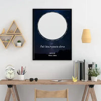 Personalizuotas žvaigždžių žemėlapis, plakatas su rėmeliu  Poster -  dovanokis.lt