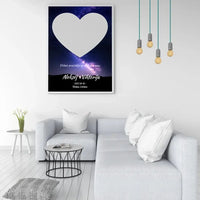 Personalizuotas žvaigždžių žemėlapis, plakatas su rėmeliu  Poster -  dovanokis.lt