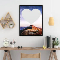 Personalizuotas žvaigždžių žemėlapis, plakatas su rėmeliu  Poster -  dovanokis.lt