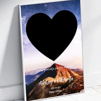 Personalizuotas žvaigždžių žemėlapis, plakatas su rėmeliu  Poster -  dovanokis.lt