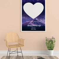 Personalizuotas žvaigždžių žemėlapis, plakatas su rėmeliu  Poster -  dovanokis.lt