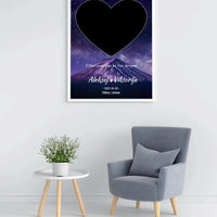 Personalizuotas žvaigždžių žemėlapis, plakatas su rėmeliu  Poster -  dovanokis.lt