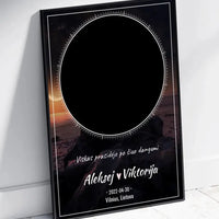 Personalizuotas žvaigždžių žemėlapis, plakatas su rėmeliu  Poster -  dovanokis.lt