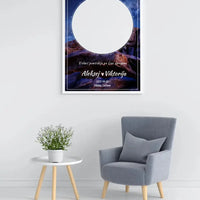 Personalizuotas žvaigždžių žemėlapis, plakatas su rėmeliu  Poster -  dovanokis.lt