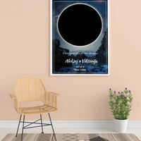 Personalizuotas žvaigždžių žemėlapis, plakatas su rėmeliu  Poster -  dovanokis.lt