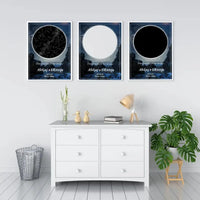 Personalizuotas žvaigždžių žemėlapis, plakatas su rėmeliu  Poster -  dovanokis.lt