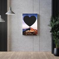 Personalizuotas žvaigždžių žemėlapis su fonu ir tekstu ant drobės  Drobe -  dovanokis.lt