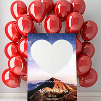 Personalizuotas žvaigždžių žemėlapis su fonu ir tekstu ant drobės  Drobe -  dovanokis.lt