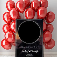 Personalizuotas žvaigždžių žemėlapis su fonu ant drobės  Drobe -  dovanokis.lt