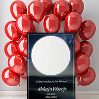 Personalizuotas žvaigždžių žemėlapis su fonu ant drobės  Drobe -  dovanokis.lt