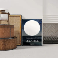 Personalizuotas žvaigždžių žemėlapis su fonu ant drobės  Drobe -  dovanokis.lt