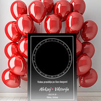 Personalizuotas žvaigždžių žemėlapis ant drobės  Drobe -  dovanokis.lt