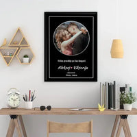 Personalizuotas žvaigždžių žemėlapis, plakatas su rėmeliu  Posteris(Plakatas) -  dovanokis.lt