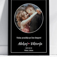 Personalizuotas žvaigždžių žemėlapis, plakatas su rėmeliu  Posteris(Plakatas) -  dovanokis.lt