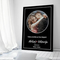 Personalizuotas žvaigždžių žemėlapis ant drobės  Drobe -  dovanokis.lt