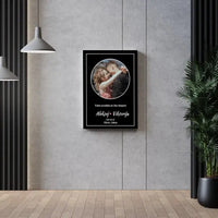 Personalizuotas žvaigždžių žemėlapis ant drobės  Drobe -  dovanokis.lt