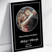 Personalizuotas žvaigždžių žemėlapis, plakatas su rėmeliu  Posteris(Plakatas) -  dovanokis.lt