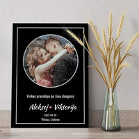 Personalizuotas žvaigždžių žemėlapis ant drobės  Drobe -  dovanokis.lt