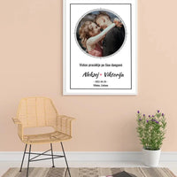 Personalizuotas žvaigždžių žemėlapis, plakatas su rėmeliu  Posteris(Plakatas) -  dovanokis.lt