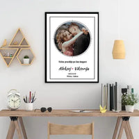 Personalizuotas žvaigždžių žemėlapis, plakatas su rėmeliu  Posteris(Plakatas) -  dovanokis.lt