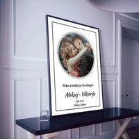 Personalizuotas žvaigždžių žemėlapis, plakatas su rėmeliu  Posteris(Plakatas) -  dovanokis.lt