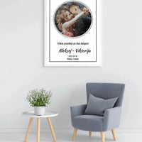 Personalizuotas žvaigždžių žemėlapis, plakatas su rėmeliu  Posteris(Plakatas) -  dovanokis.lt